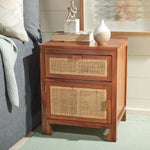 Safavieh Dave 1 Drawer 1 Door Nightstand , NST4003 - Natural