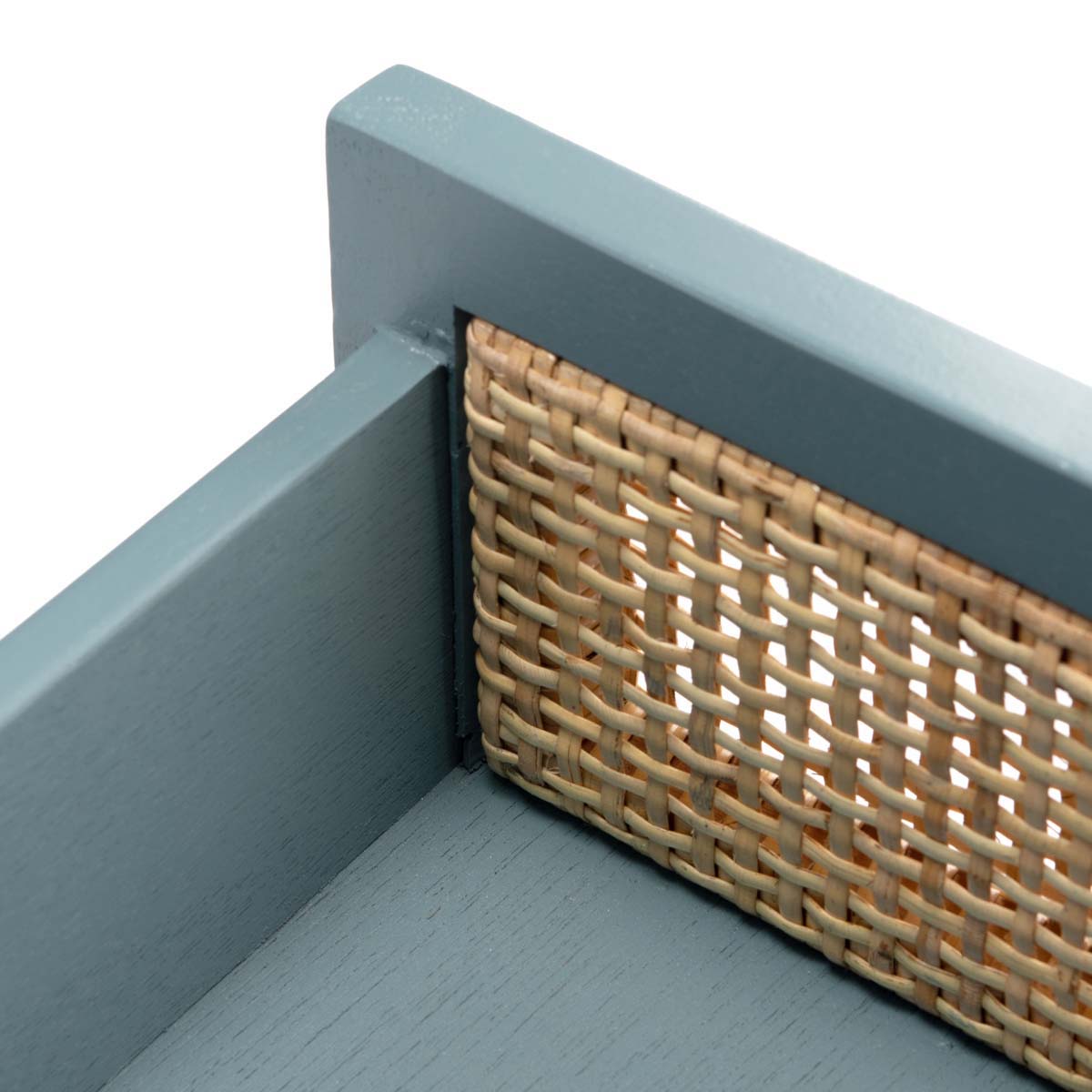 Safavieh Dave 1 Drawer 1 Door Nightstand , NST4003 - Grey/Natural