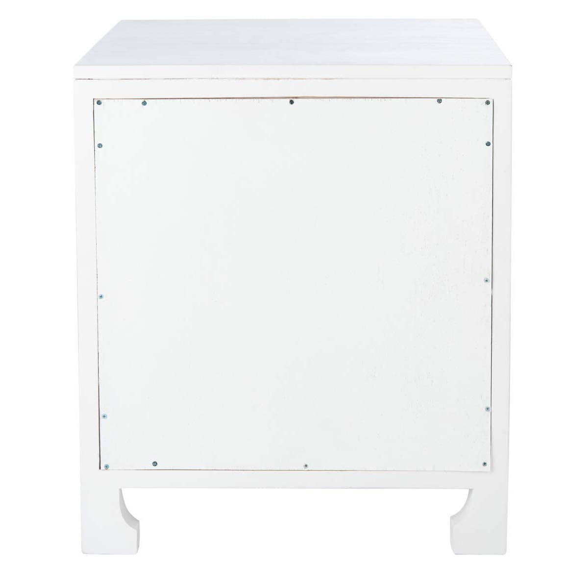 Safavieh Dave 1 Drawer 1 Door Nightstand , NST4003 - White/Natural
