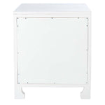 Safavieh Dave 1 Drawer 1 Door Nightstand , NST4003 - White/Natural