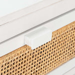 Safavieh Dave 1 Drawer 1 Door Nightstand , NST4003 - White/Natural