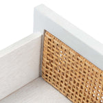 Safavieh Dave 1 Drawer 1 Door Nightstand , NST4003 - White/Natural