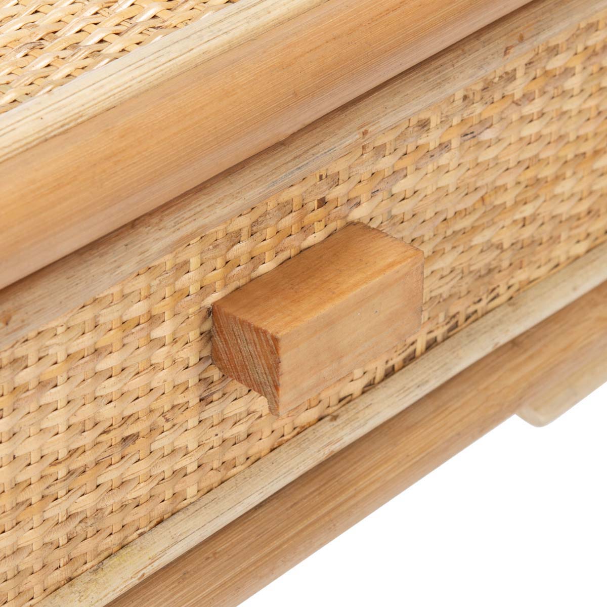 Safavieh Roya 1 Drawer 1 Shelf Nightstand , NST4005 - Natural