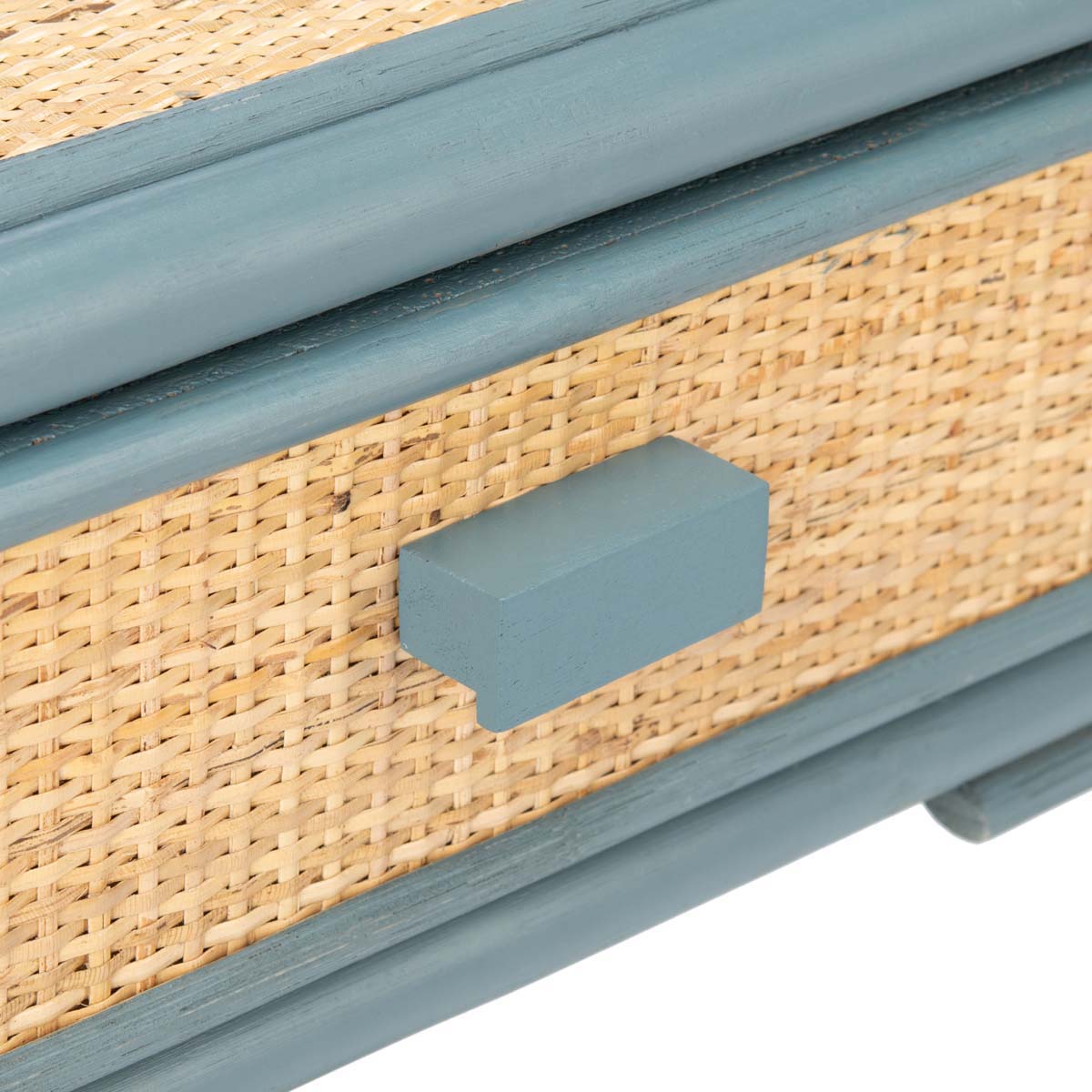 Safavieh Roya 1 Drawer 1 Shelf Nightstand , NST4005 - Grey/Natural