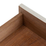 Safavieh Roya 1 Drawer 1 Shelf Nightstand , NST4005 - White/Natural