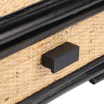 Safavieh Roya 1 Drawer 1 Shelf Nightstand , NST4005 - Black/Natural