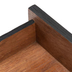 Safavieh Roya 1 Drawer 1 Shelf Nightstand , NST4005 - Black/Natural