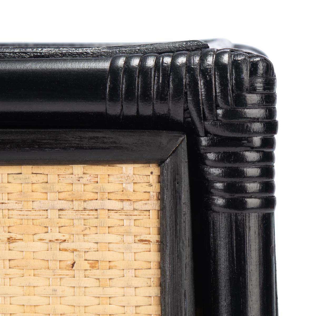 Safavieh Roya 1 Drawer 1 Shelf Nightstand , NST4005 - Black/Natural