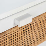 Safavieh Erica 2 Drawer Nightstand , NST4006 - White/Natural