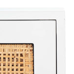 Safavieh Erica 2 Drawer Nightstand , NST4006 - White/Natural