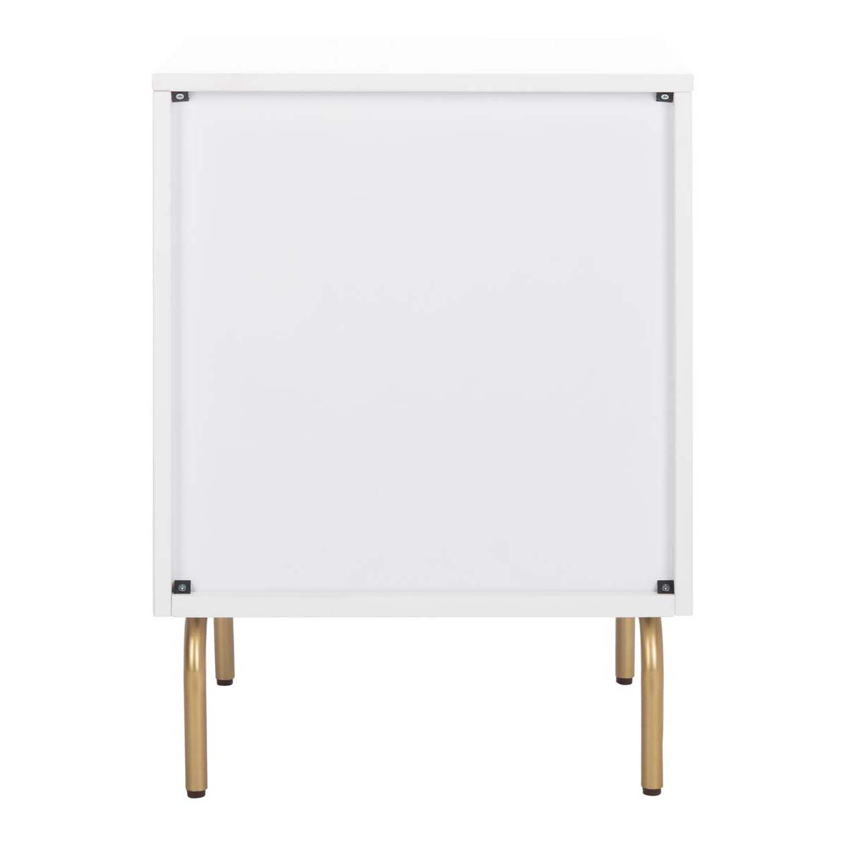 Safavieh Genevieve 2 Drawer Nightstand, NST5002 - Walnut / White