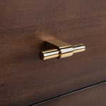 Safavieh Genevieve 2 Drawer Nightstand, NST5002 - Walnut / White