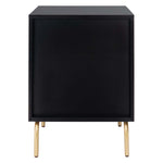 Safavieh Genevieve 2 Drawer Nightstand, NST5002 - Black / White Washed