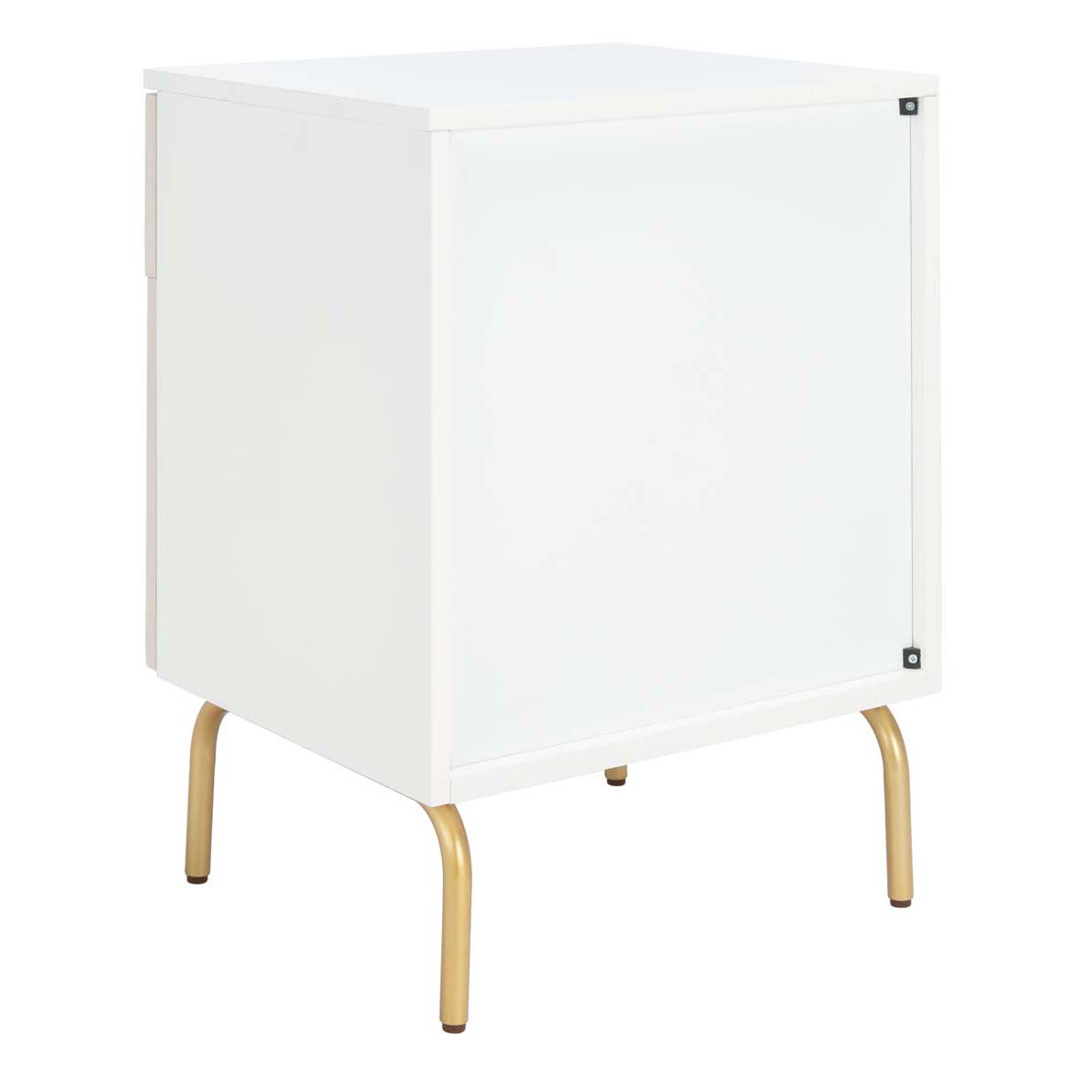 Safavieh Genevieve 2 Drawer Nightstand, NST5002 - White / White Washed