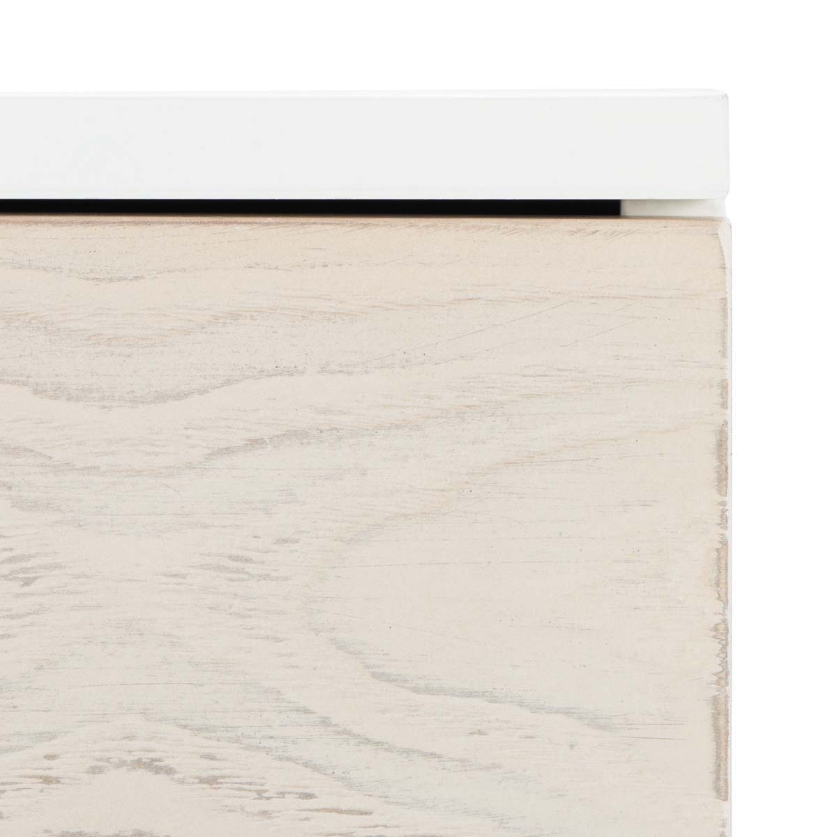 Safavieh Genevieve 2 Drawer Nightstand, NST5002 - White / White Washed