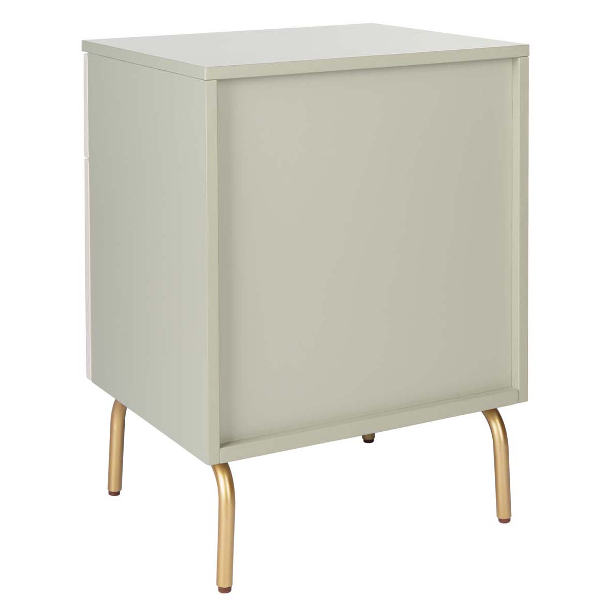 Safavieh Genevieve 2 Drawer Nightstand, NST5002 - Grey / White Washed