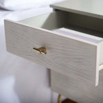 Safavieh Genevieve 2 Drawer Nightstand, NST5002 - Grey / White Washed