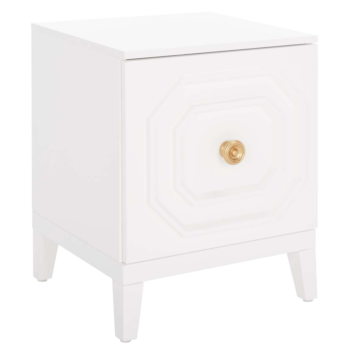 Safavieh Riya 1 Door Nightstand , NST5006 - White