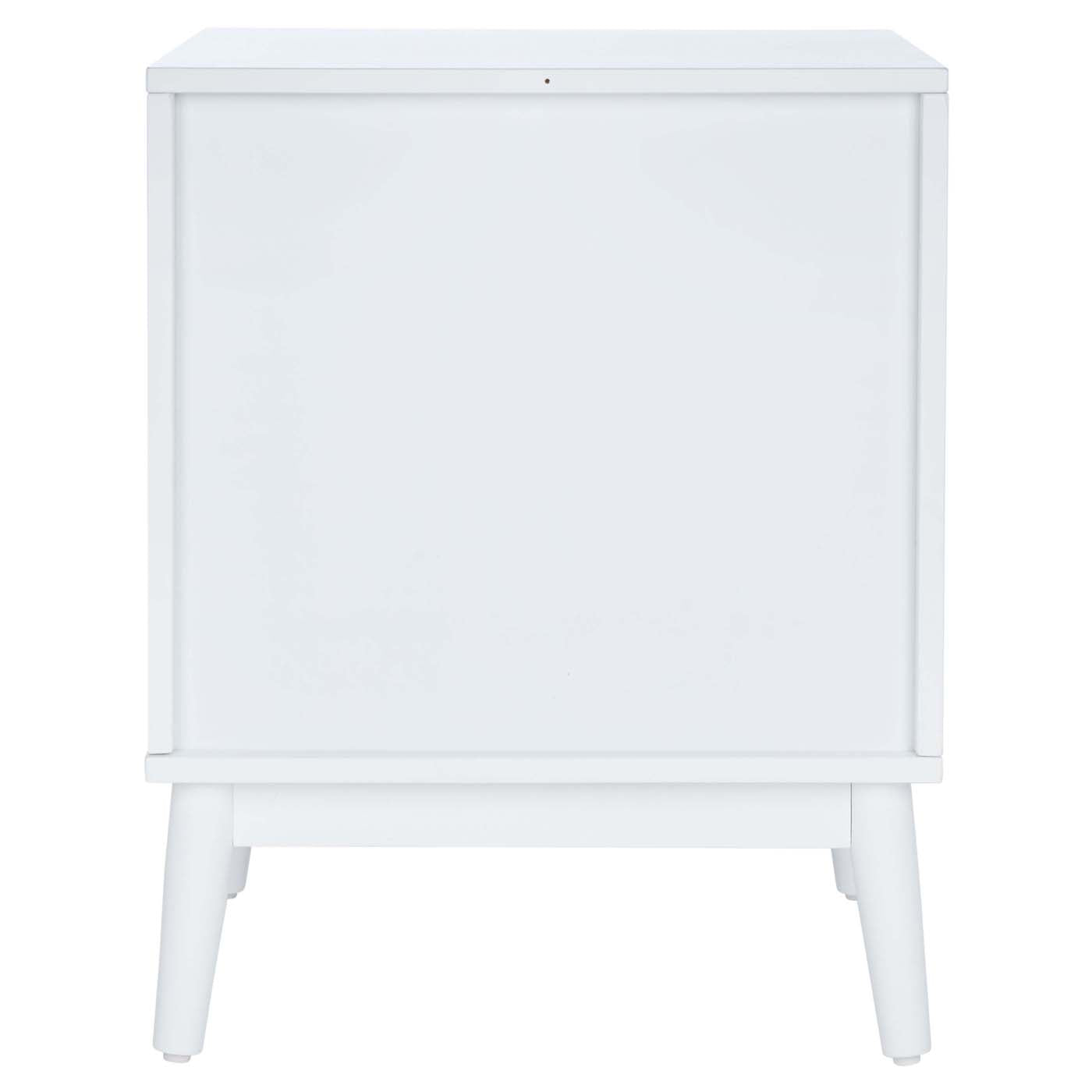 Safavieh Tay 2Drawer Patterned Night Stand , NST5011 - White Washed