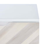 Safavieh Tay 2Drawer Patterned Night Stand , NST5011 - White Washed