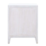 Safavieh Thea 1 Door Carved Nightstand , NST5300 - White Washed