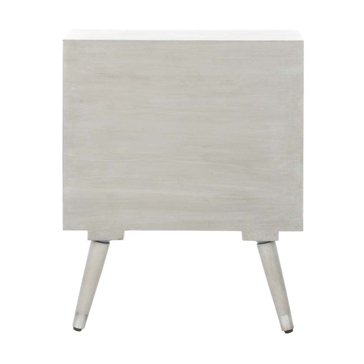 Safavieh Brandy 1 Drawer Textured Nightstand , NST5301 - Grey Walnut