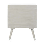 Safavieh Brandy 1 Drawer Textured Nightstand , NST5301 - Grey Walnut