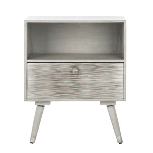 Safavieh Brandy 1 Drawer Textured Nightstand , NST5301