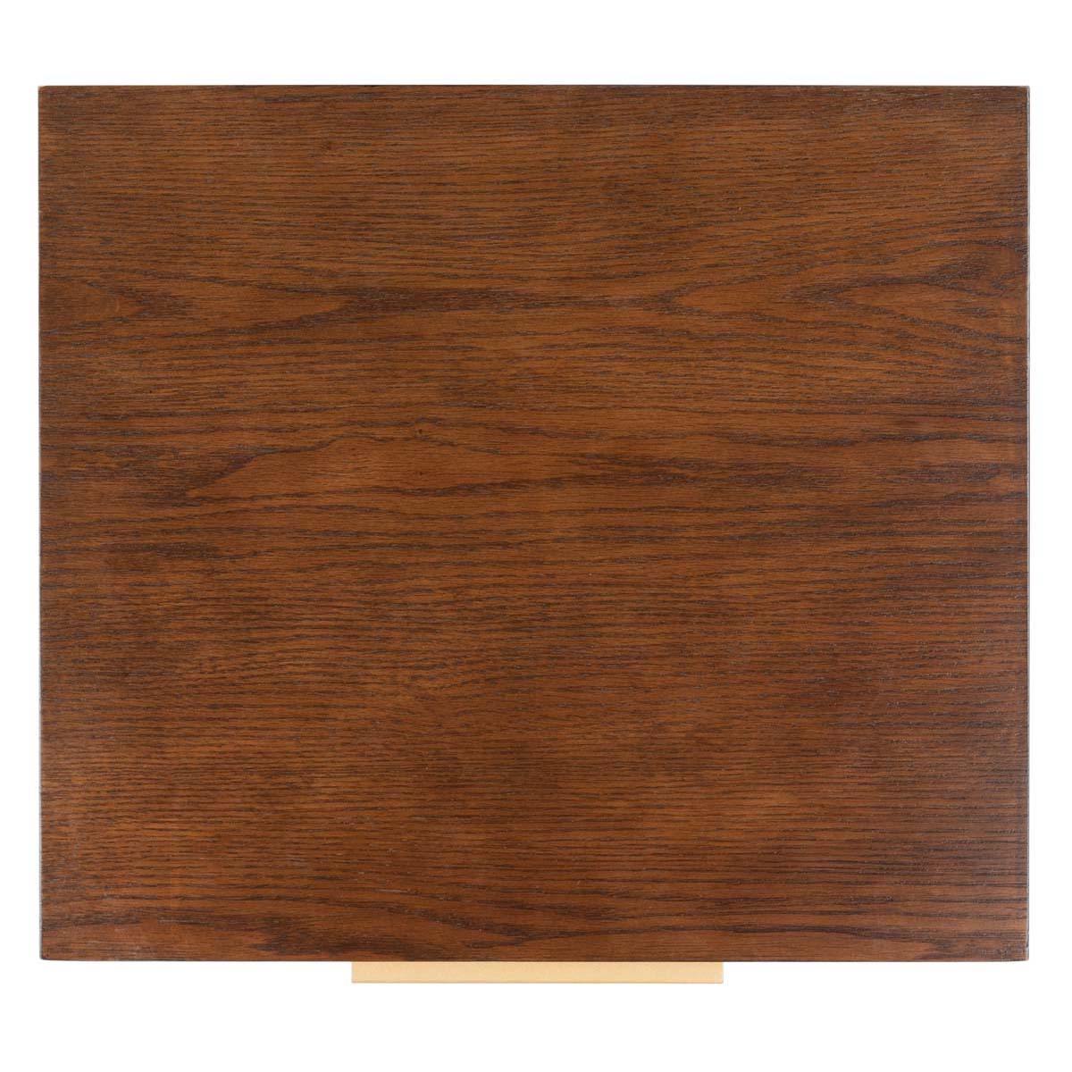 Safavieh Pierre One Drawer Nightstand , NST6400 - Walnut / Gold