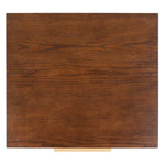 Safavieh Pierre One Drawer Nightstand , NST6400 - Walnut / Gold