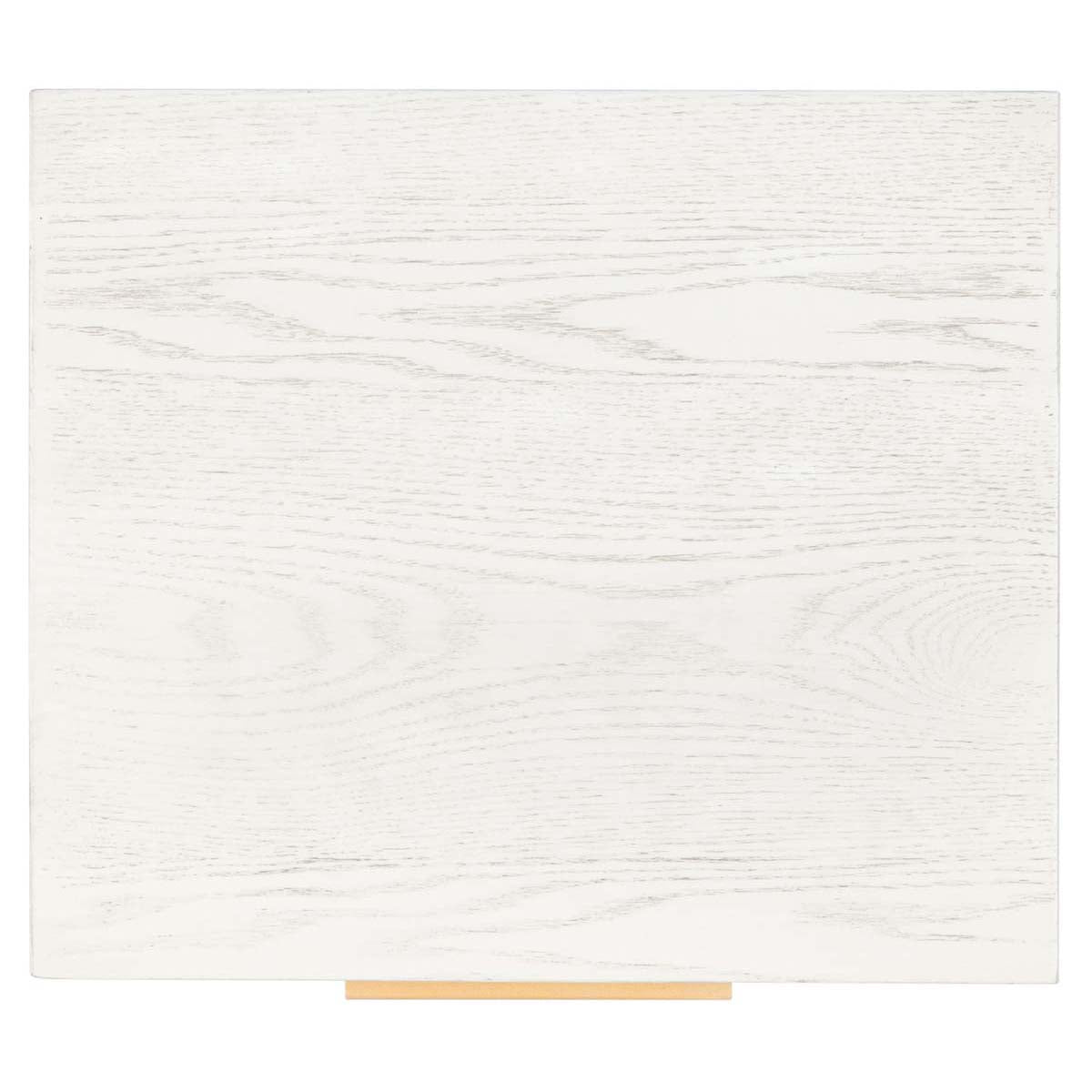 Safavieh Pierre One Drawer Nightstand , NST6400 - White Washed / Gold