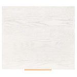 Safavieh Pierre One Drawer Nightstand , NST6400 - White Washed / Gold