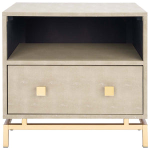 Safavieh Meilana 1 Shelf 1 Drawer Nightstand , NST6403