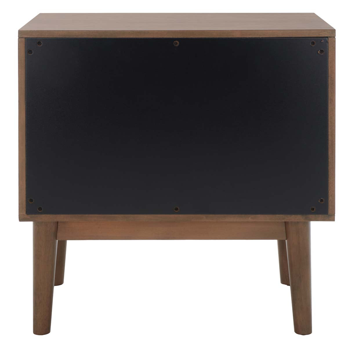 Safavieh Donald 2 Drawer Nightstand , NST6405 - Wheat / Bronze