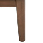 Safavieh Donald 2 Drawer Nightstand , NST6405 - Wheat / Bronze