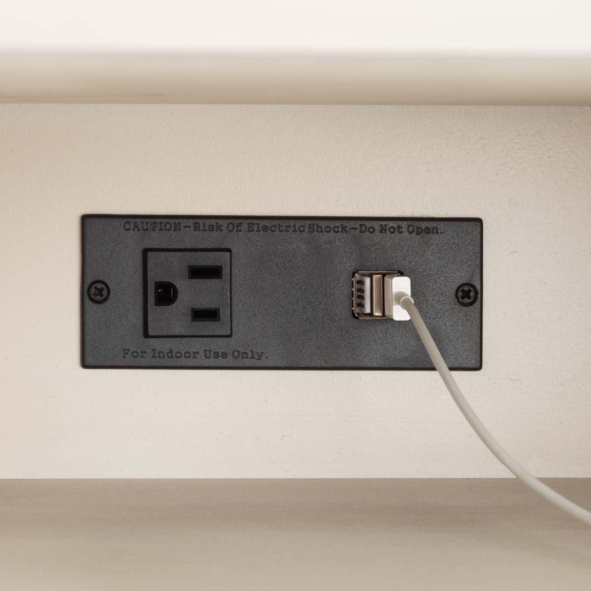 Safavieh Safavieh Scully Nightstand W/ Usb, White Wash / Gold , NST6408 - White Wash / Gold