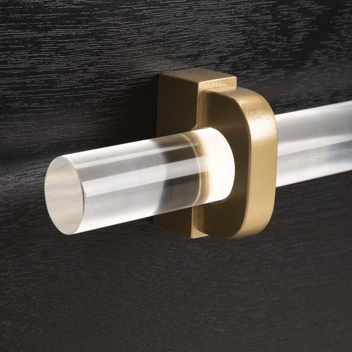 Safavieh Sienne 2 Drawer Nightstand , NST6600 - Black / Gold