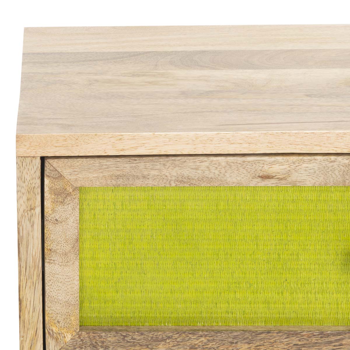 Safavieh Bahiti 1 Drawer Nighstand , NST9008 - Natural/Black