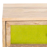 Safavieh Bahiti 1 Drawer Nighstand , NST9008 - Natural/Black