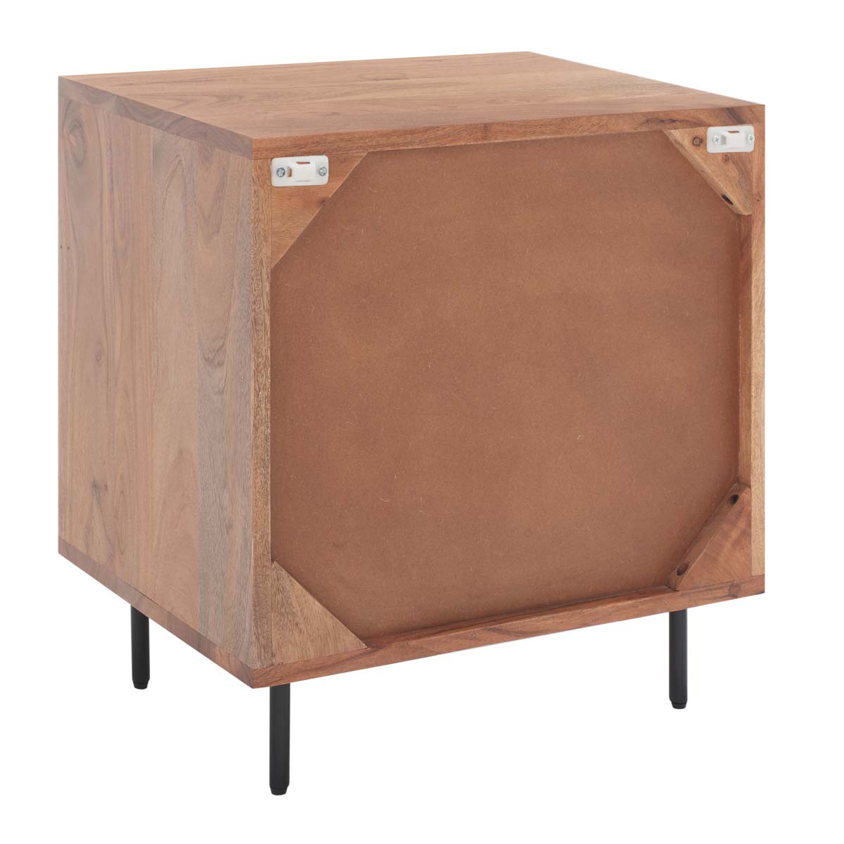 Safavieh Benford 1 Drawer Nighstand , NST9010 - Natural/Gold