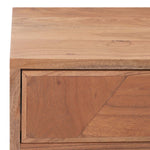 Safavieh Benford 1 Drawer Nighstand , NST9010 - Natural/Gold