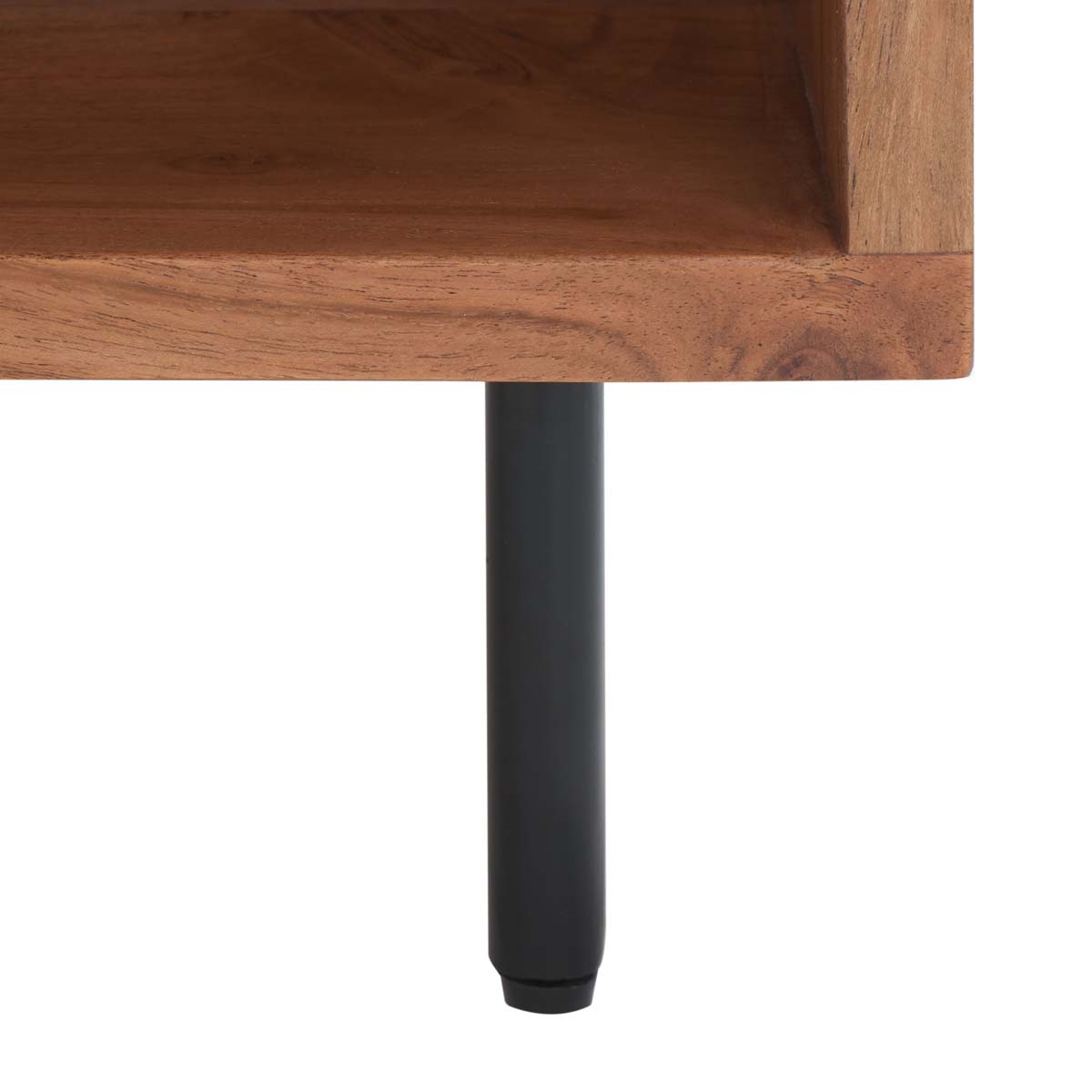 Safavieh Benford 1 Drawer Nighstand , NST9010 - Natural/Gold