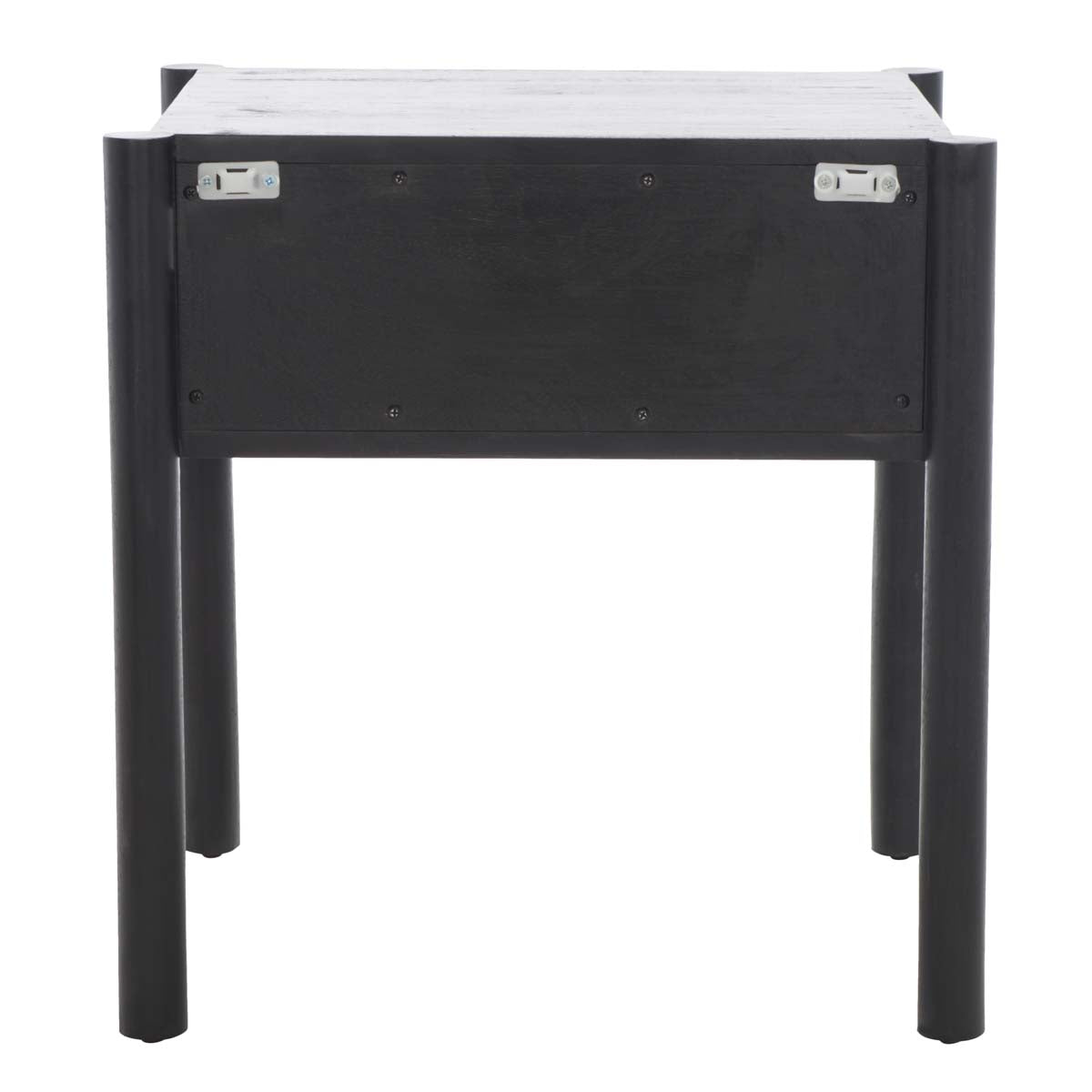 Safavieh Errington 1 Drawer Nightstand , NST9011 - Black / Gold