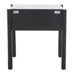 Safavieh Errington 1 Drawer Nightstand , NST9011 - Black / Gold