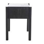 Safavieh Errington 1 Drawer Nightstand , NST9011 - Black / Gold