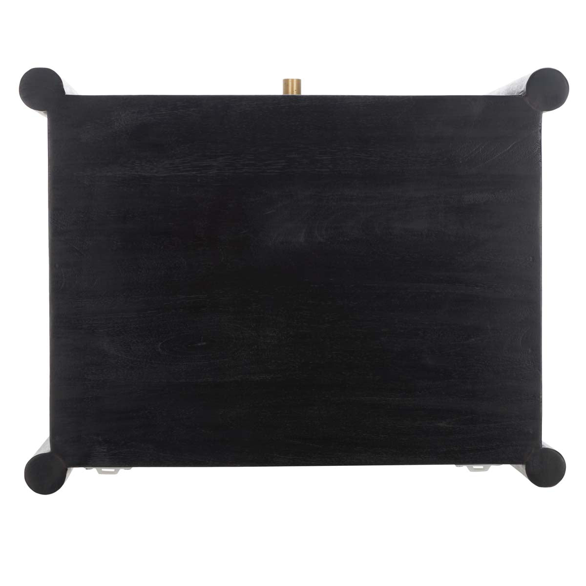 Safavieh Errington 1 Drawer Nightstand , NST9011 - Black / Gold