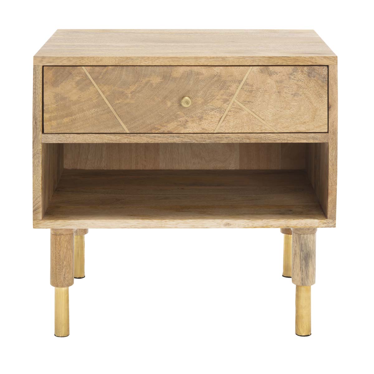 Safavieh Taft 1 Drawer Nighstand , NST9012 - Natural