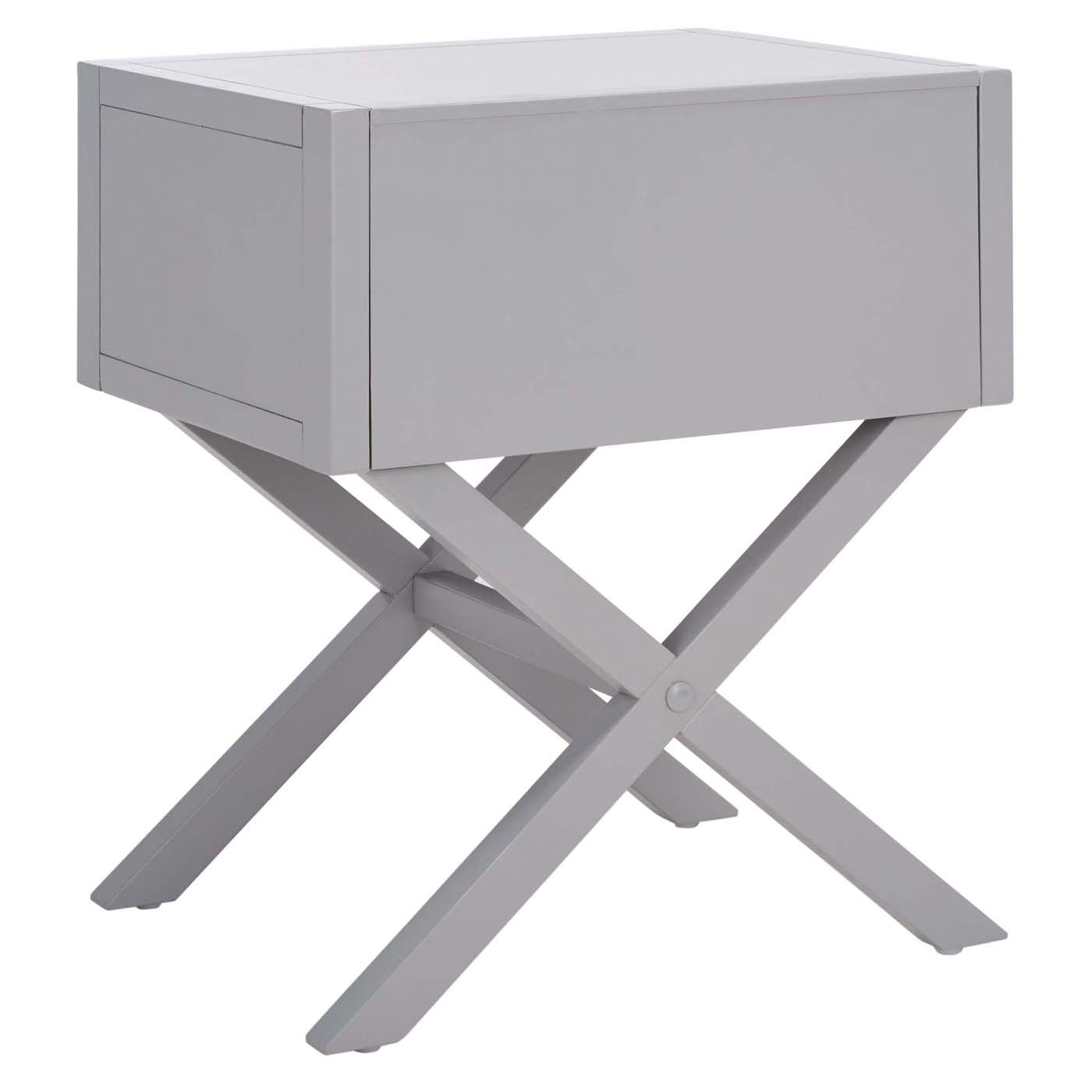 Safavieh Odilia 1 Drawer Nightstand , NST9200 - Grey