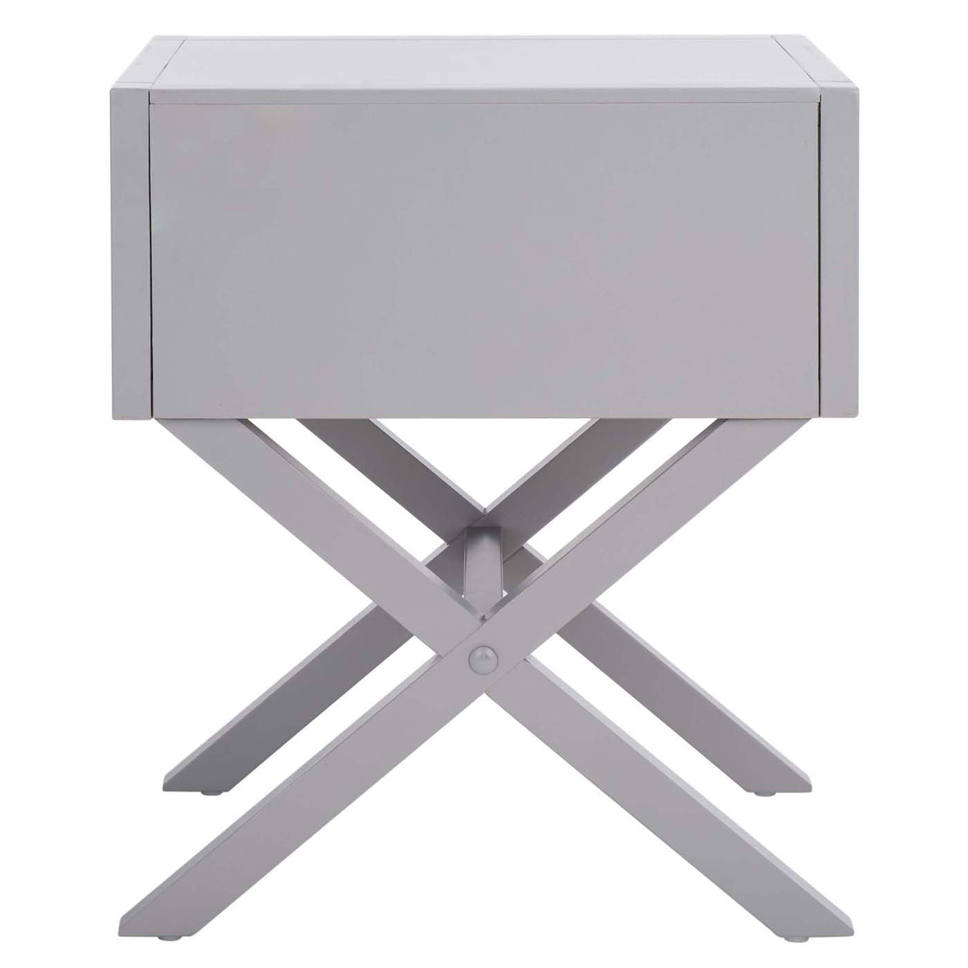 Safavieh Odilia 1 Drawer Nightstand , NST9200 - Grey