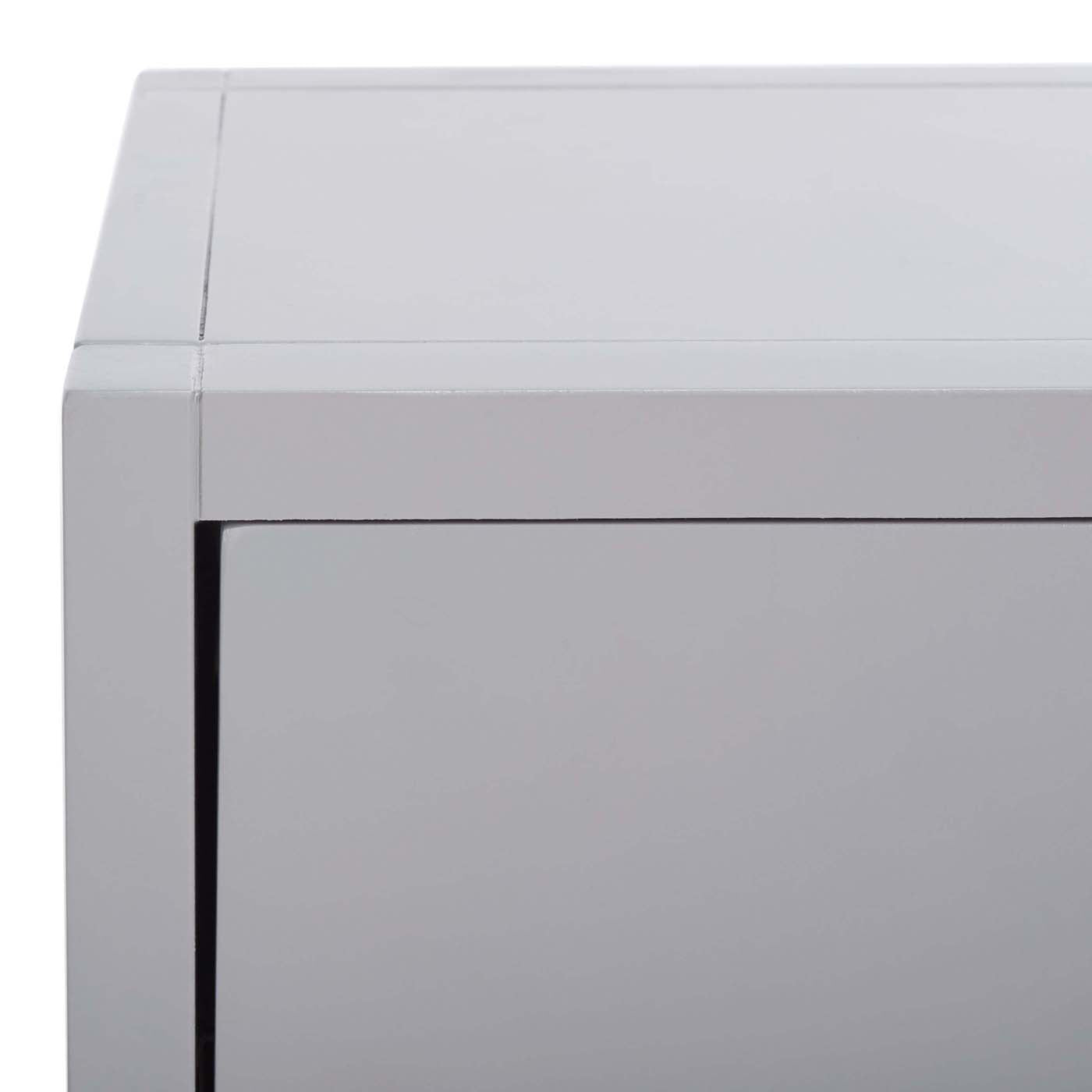 Safavieh Odilia 1 Drawer Nightstand , NST9200 - Grey